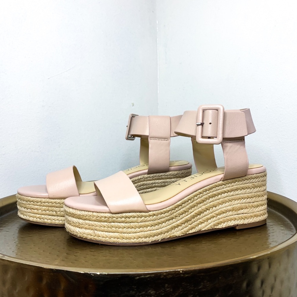 Blush Pink Espadrilles - Sole Society